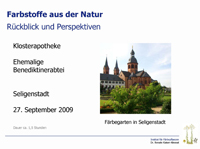 Vortrag in Seligenstadt